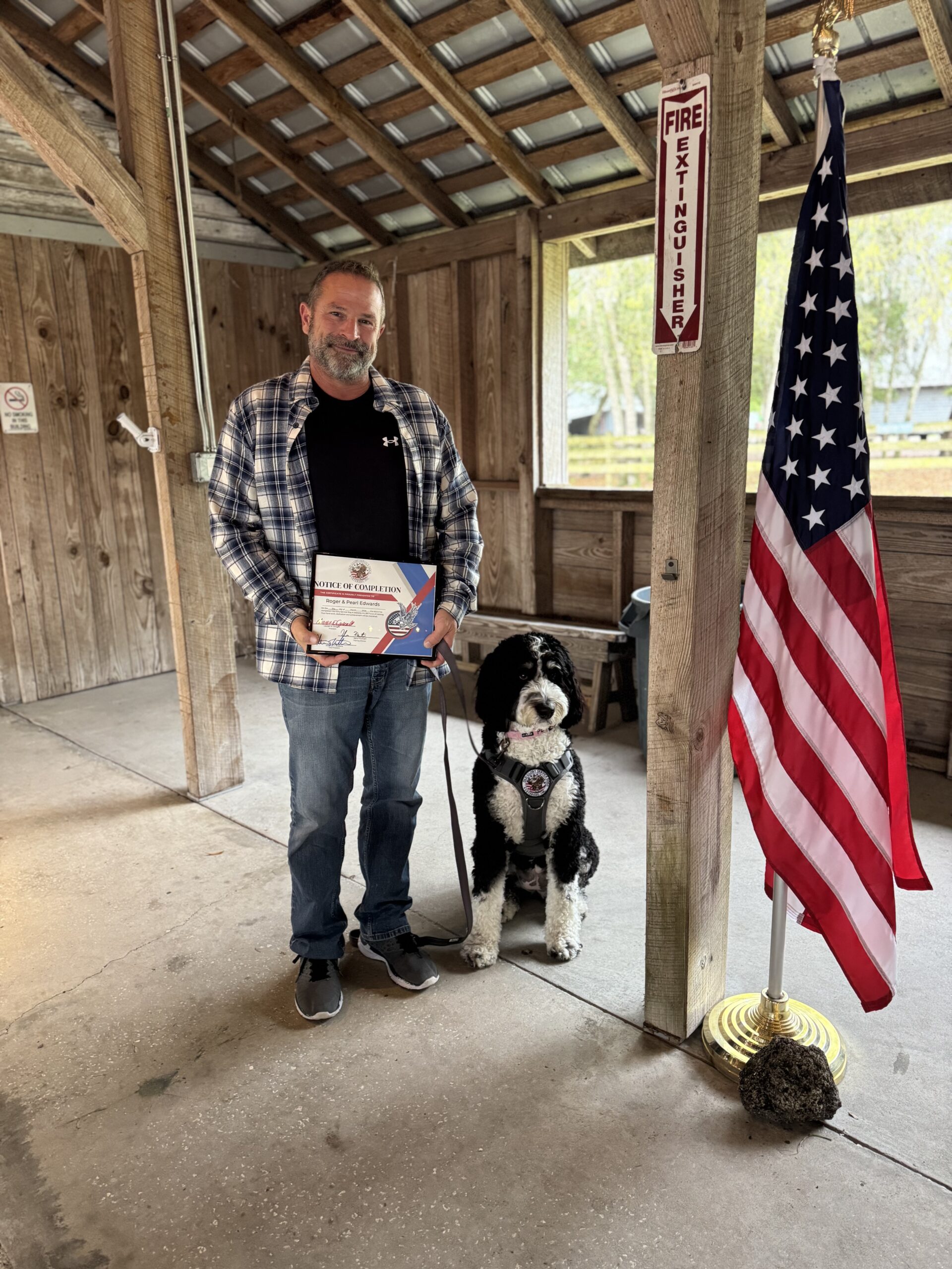 Roger and Pearl – Old Glory Service Dog Team