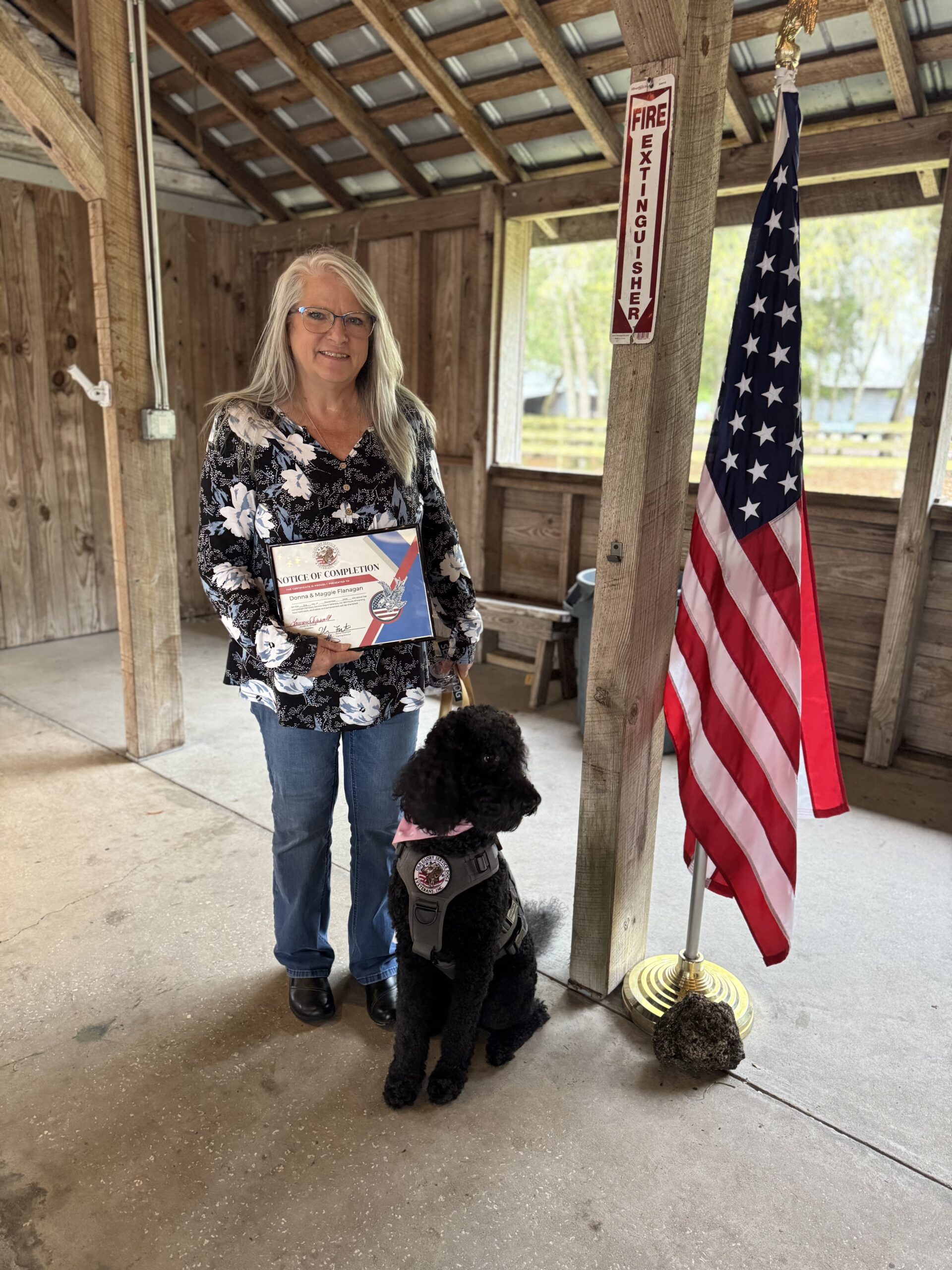 Donna and Maggie – Old Glory Service Dog Team
