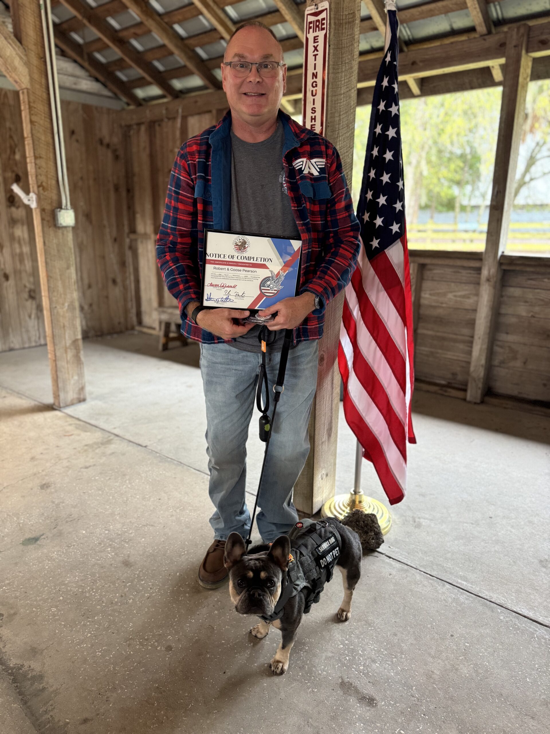 Rob and Goose – Old Glory Service Dog Team