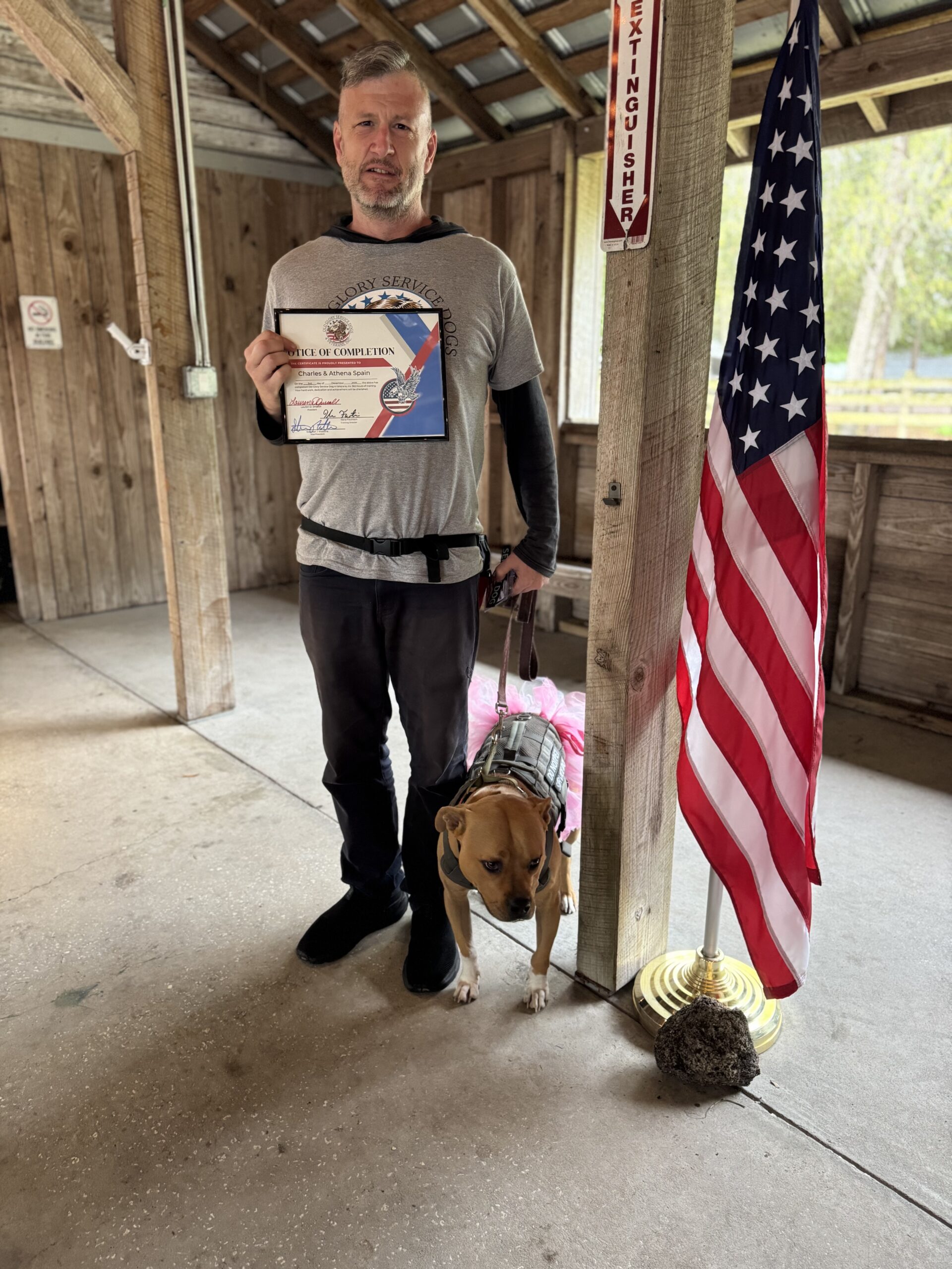 Chuck and Athena – Old Glory Service Dog Team