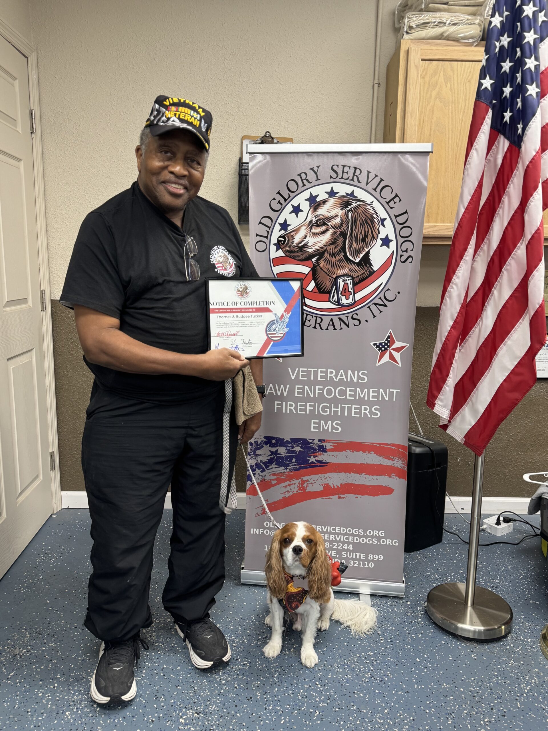 Thomas and Buddee – Old Glory Service Dog Team
