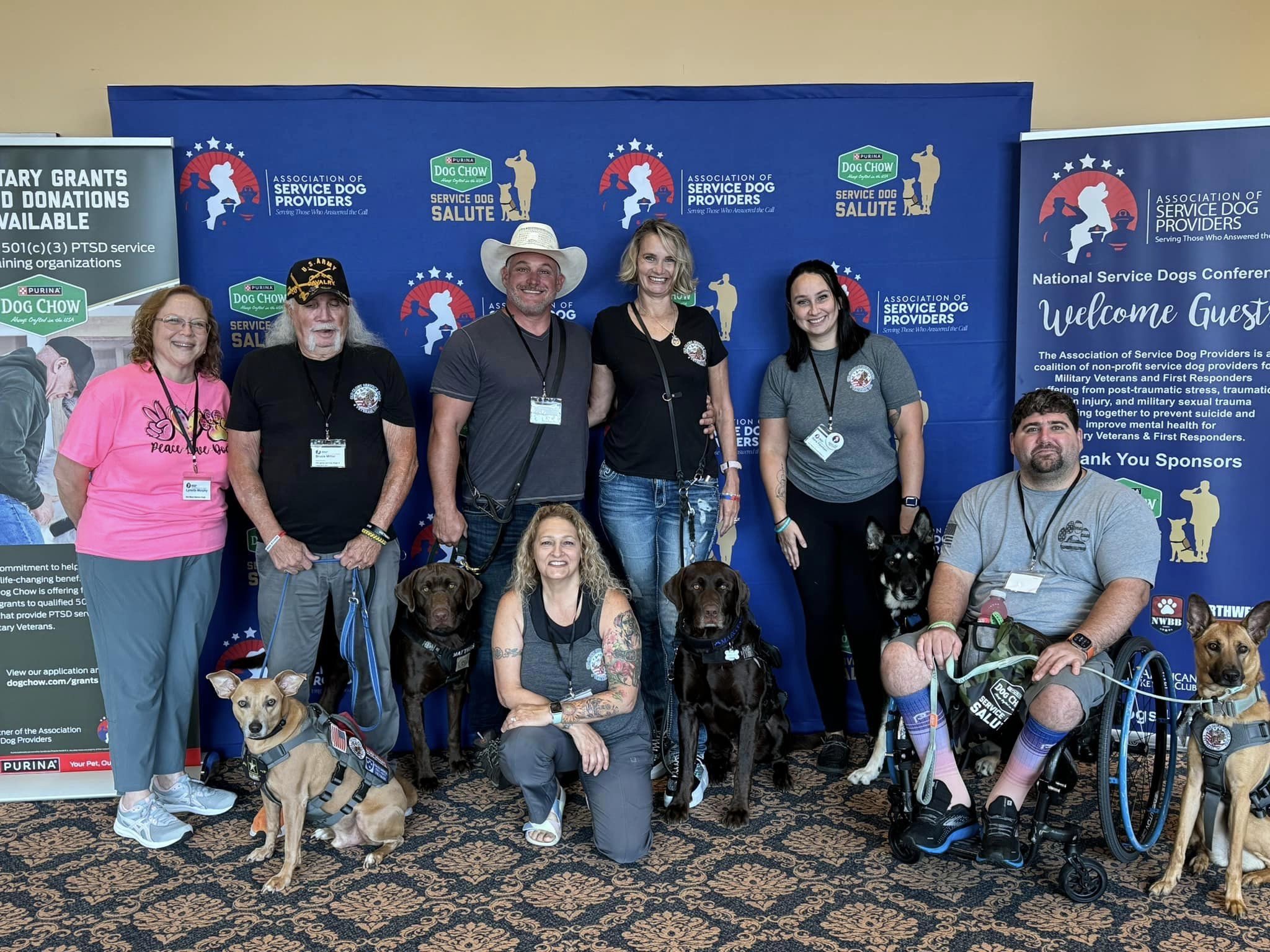 Old Glory team attending the Association of Service Dog Providers conference